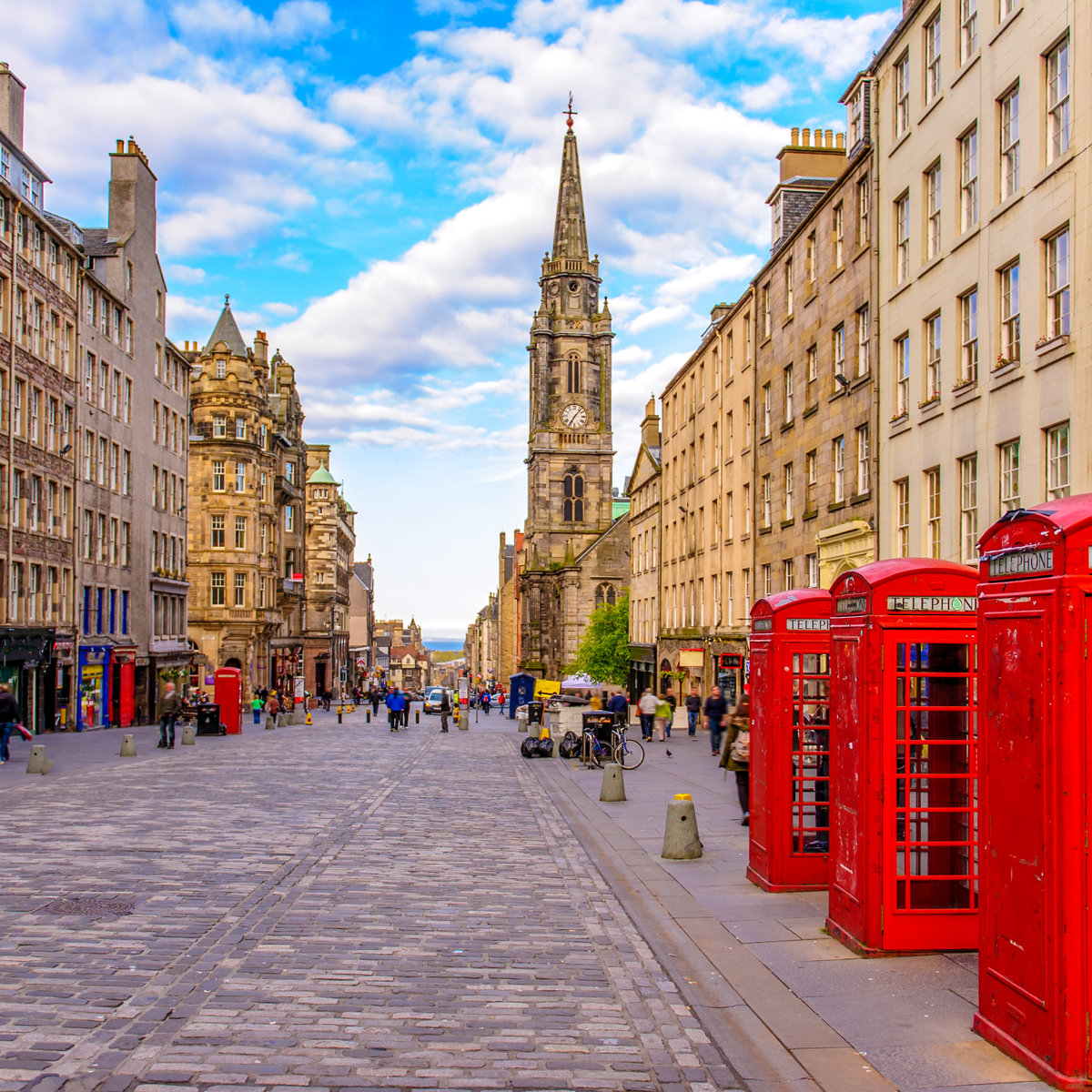IMAGE: View of the Royal Mile in Edinburgh