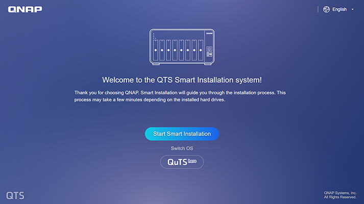 QNAP TS-473A operating system
