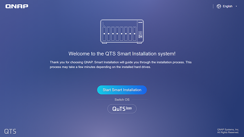 QNAP TS-873A operating system