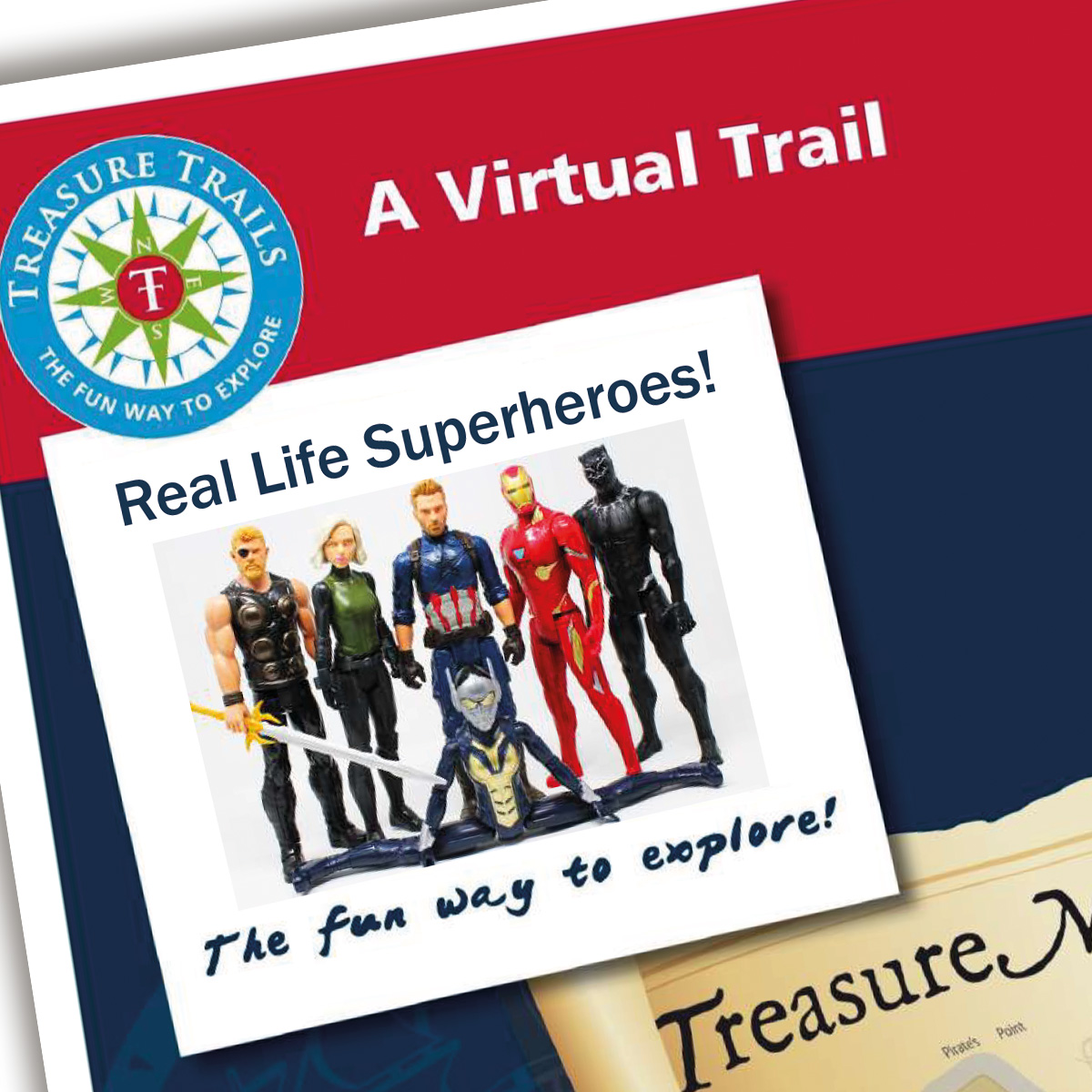 Real Life Superheroes Virtual Treasure Trail