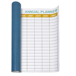 High Quality Annual Planner from EzyVM CDS