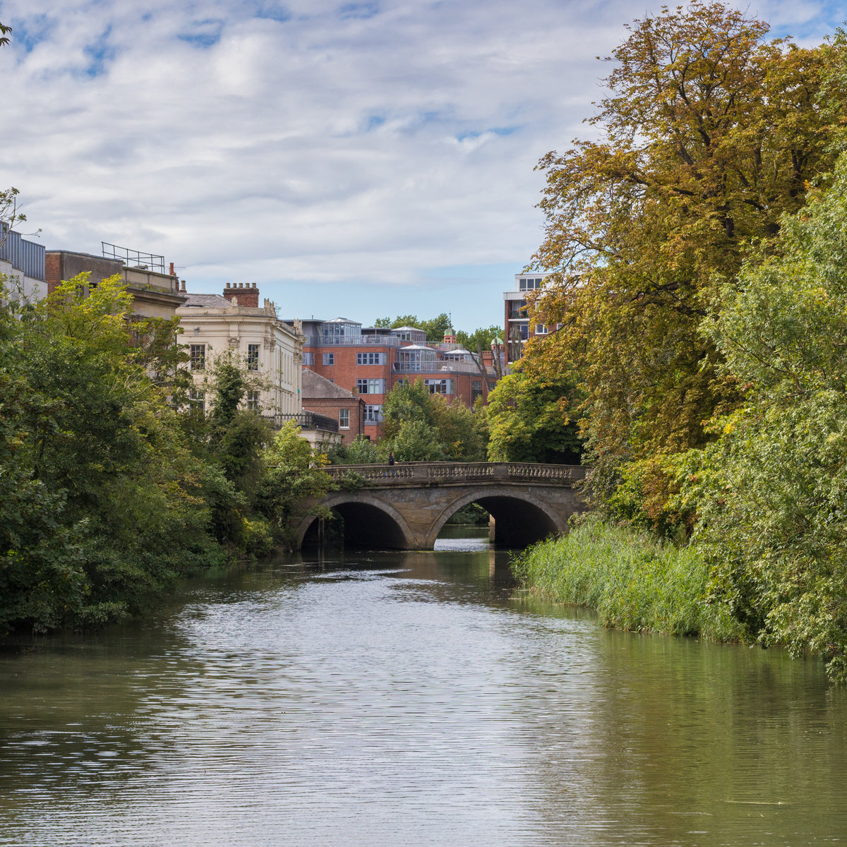 IMAGE: The River Leam in Royal Leamington Spa