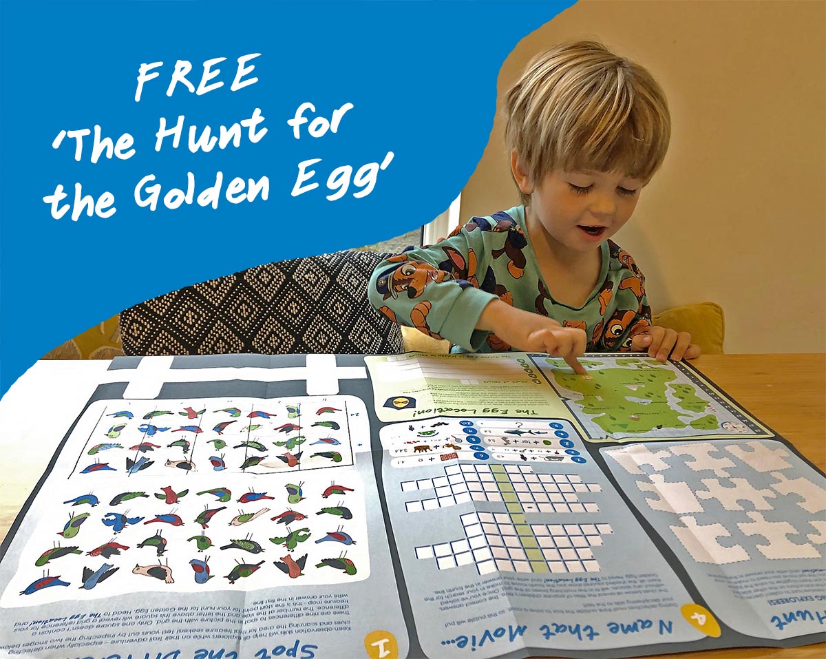 Free 'The hunt for the Golden Egg'