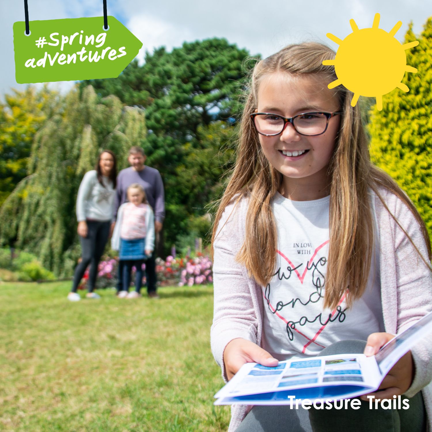 Family fun on a spring adventure with Treasure Trails